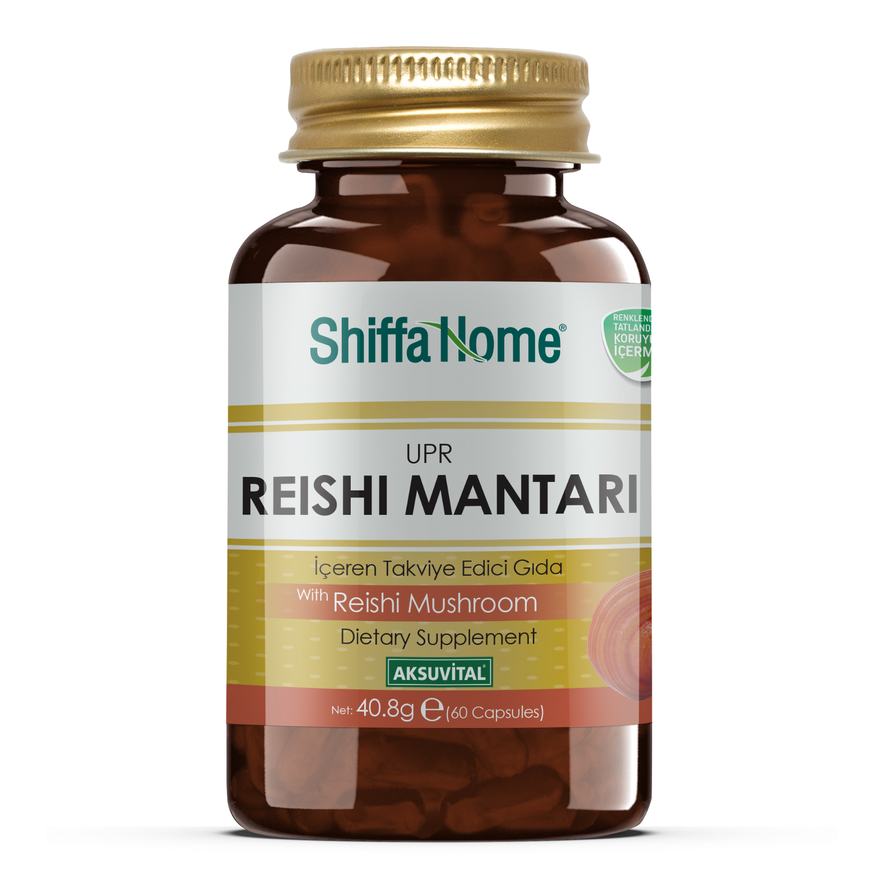 Shiffa Home UPR Reishi Mantarı 40,8 Gr 60 Kapsül