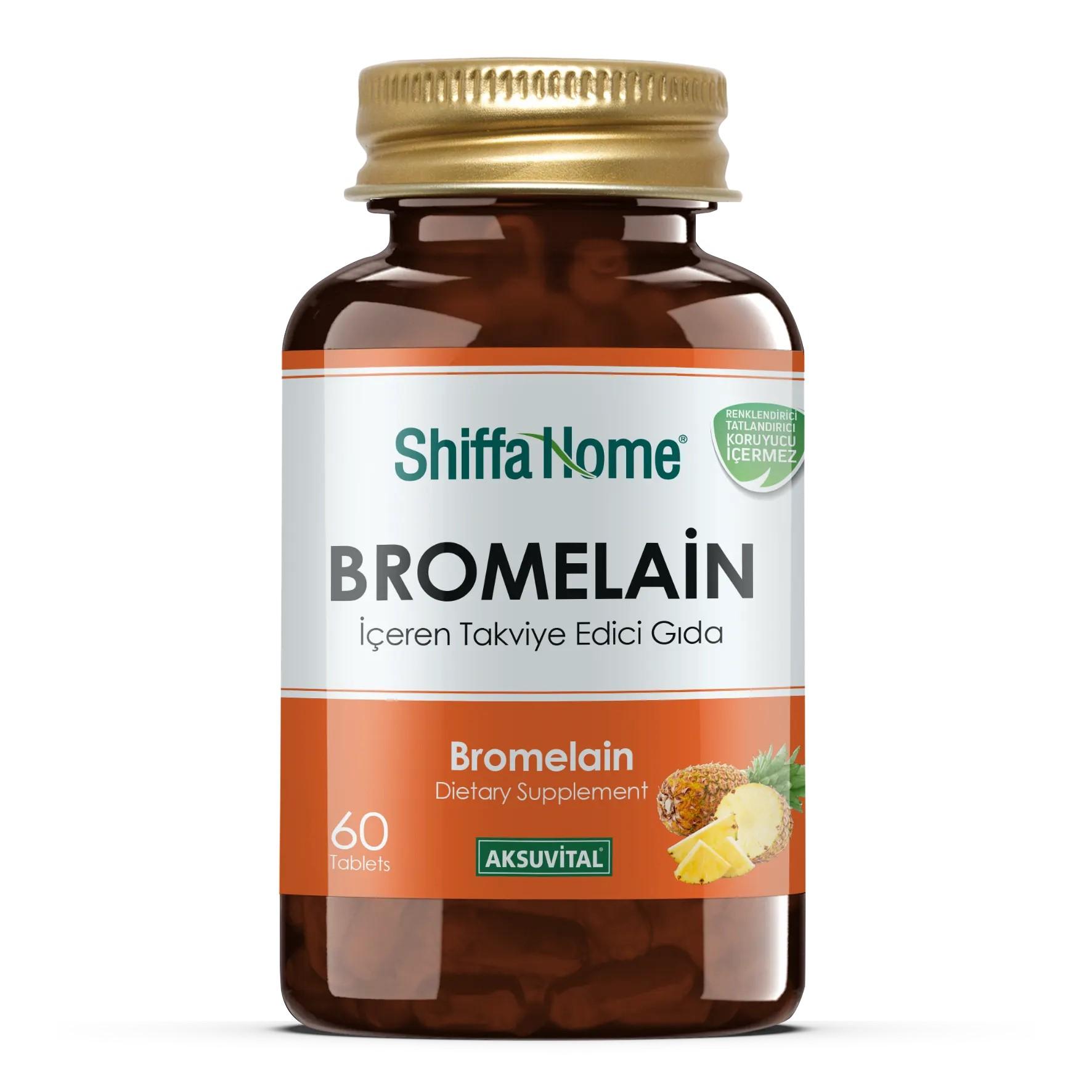 Shiffa Home Bromelain 500 Mg 60 Kapsül