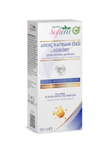 Softem Ardıç Katranı Özü Kükürt İçeren Bitkisel Şampuan 300 ML