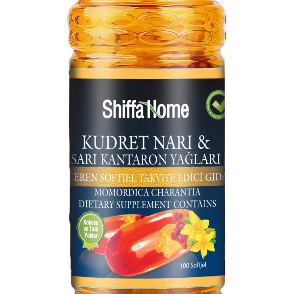 Shiffa Home Sarı Kantaronlu Kudret Narı 134 Gr 100 Softjel Kapsül