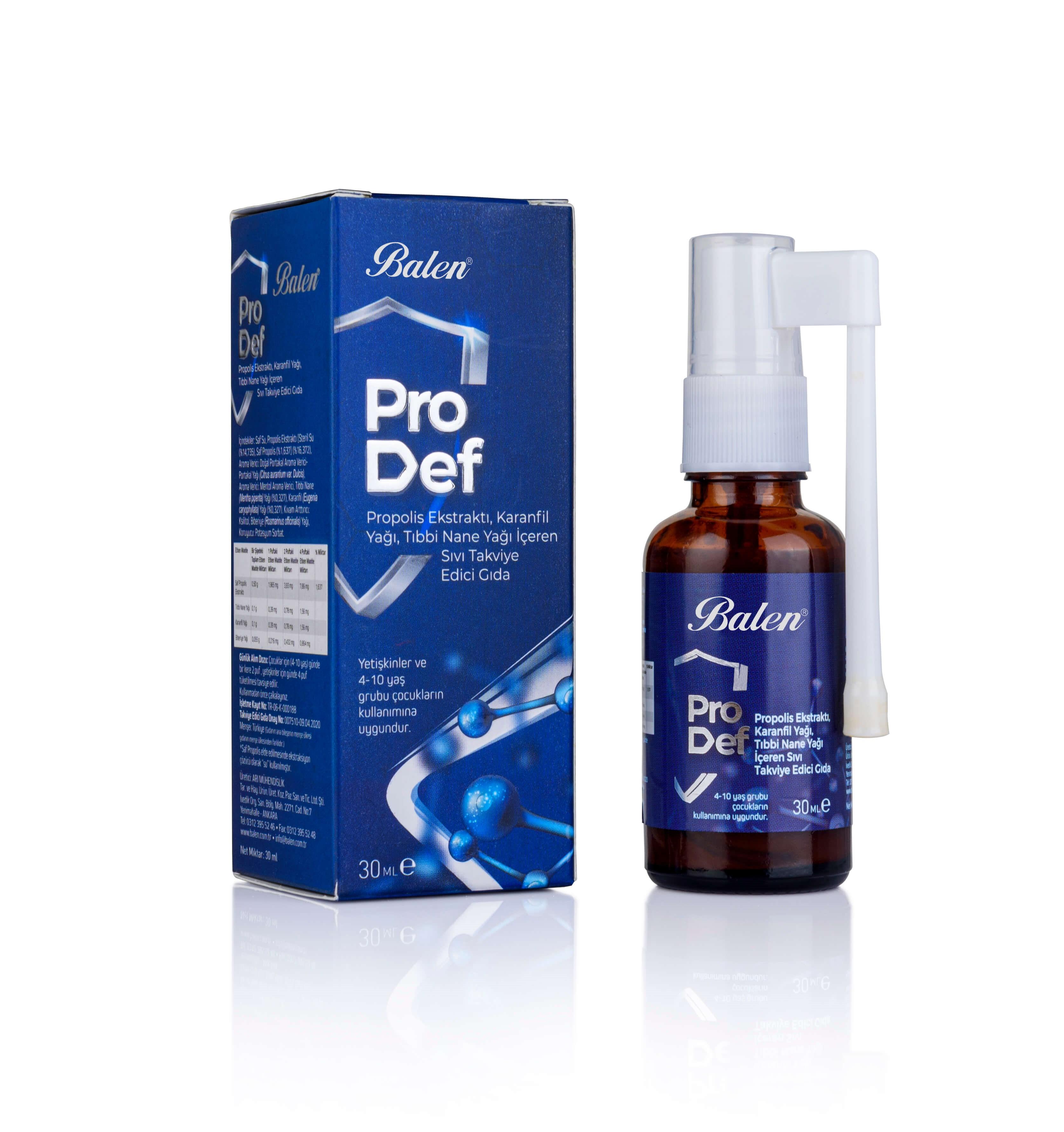 Balen Prodef Boğaz Spreyi 30 ML