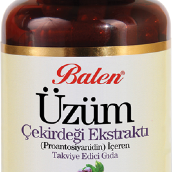 Balen Üzüm Çekirdeği Ekstraktı 375 Mg 60 Kapsül