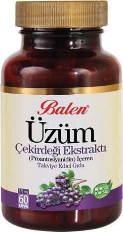 Balen Üzüm Çekirdeği Ekstraktı 375 Mg 60 Kapsül
