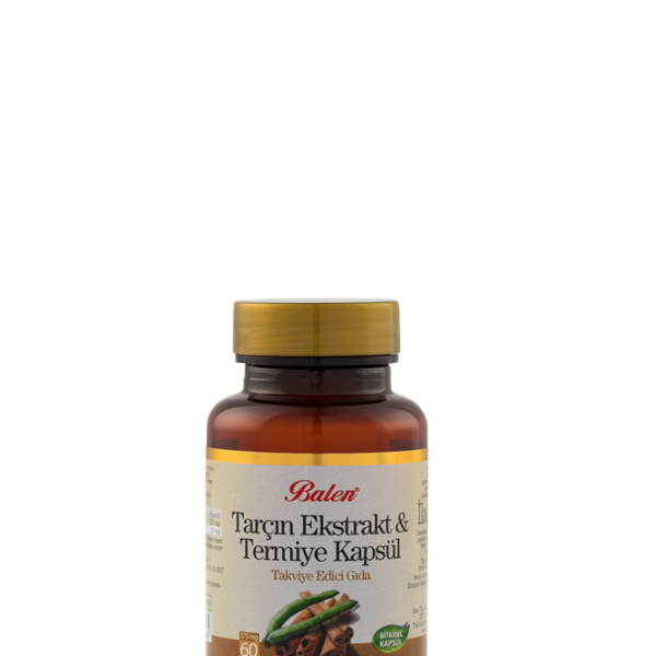 Balen Tarçın Ekstrakt&Termiye 375 Mg 60 Kapsül
