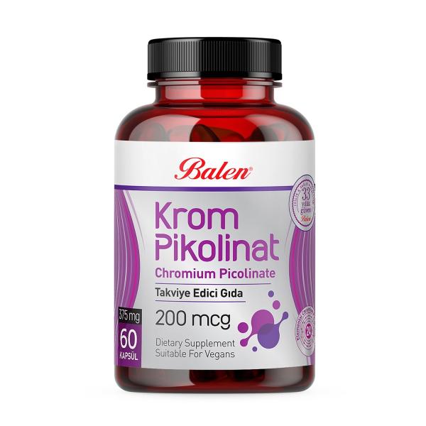 Balen Krom Pikolinat 375 Mg 60 Kapsül