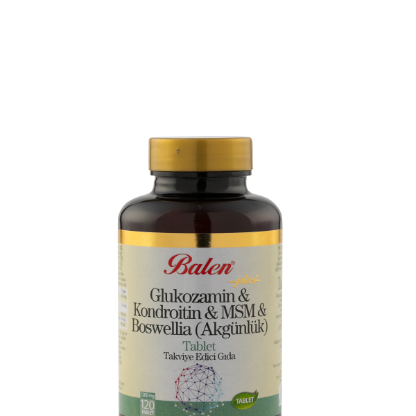 Balen Glukozamin-Kondroitin-MSM-Boswellia Tablet 1200 Mg 120 Adet