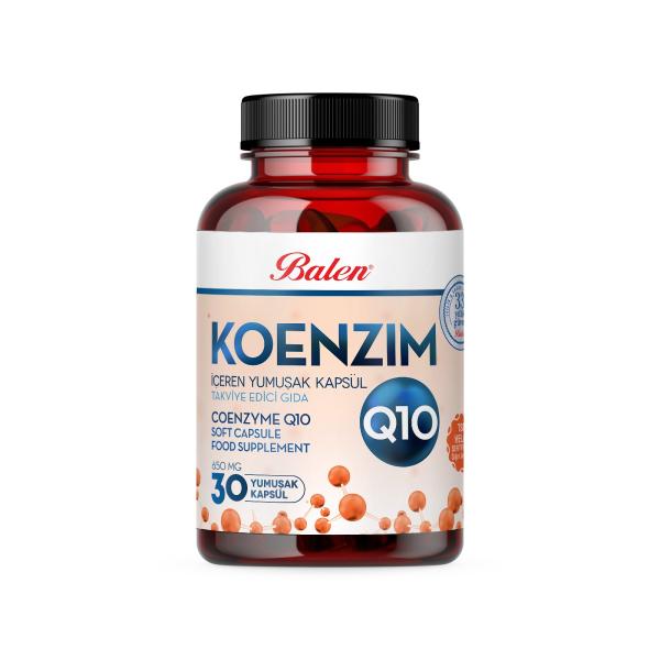 Balen Koenzim Q10 İçeren 650 Mg 30 Yumuşak Kapsül