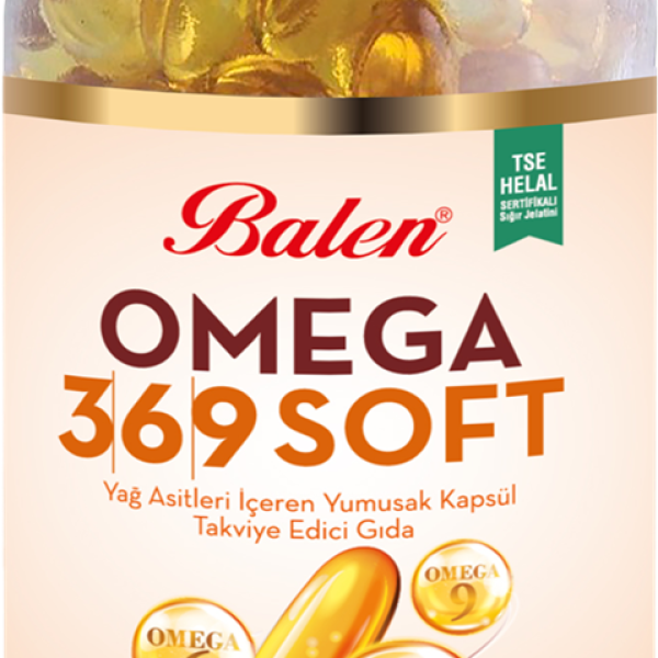 Balen Omega-3-6-9 Soft Yağ Asitleri İçeren 1380 Mg 200 Yumuşak Kapsül