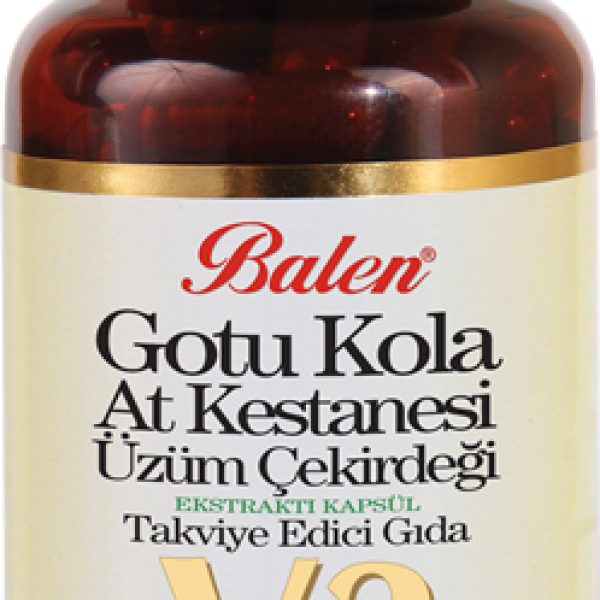 Balen Gotu Kola-At Kestanesi-Üzüm Çekirdeği Ekstraktı 355 Mg 60 Kapsül