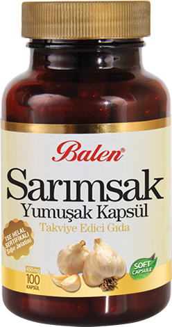 Balen Sarımsak Yağı 450 Mg 100 Yumuşak Kapsül