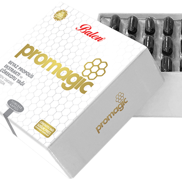 Balen Promagic Propolis Ekstraktı Çörekotu Yağı İçeren 1380 Mg 60 Kapsül