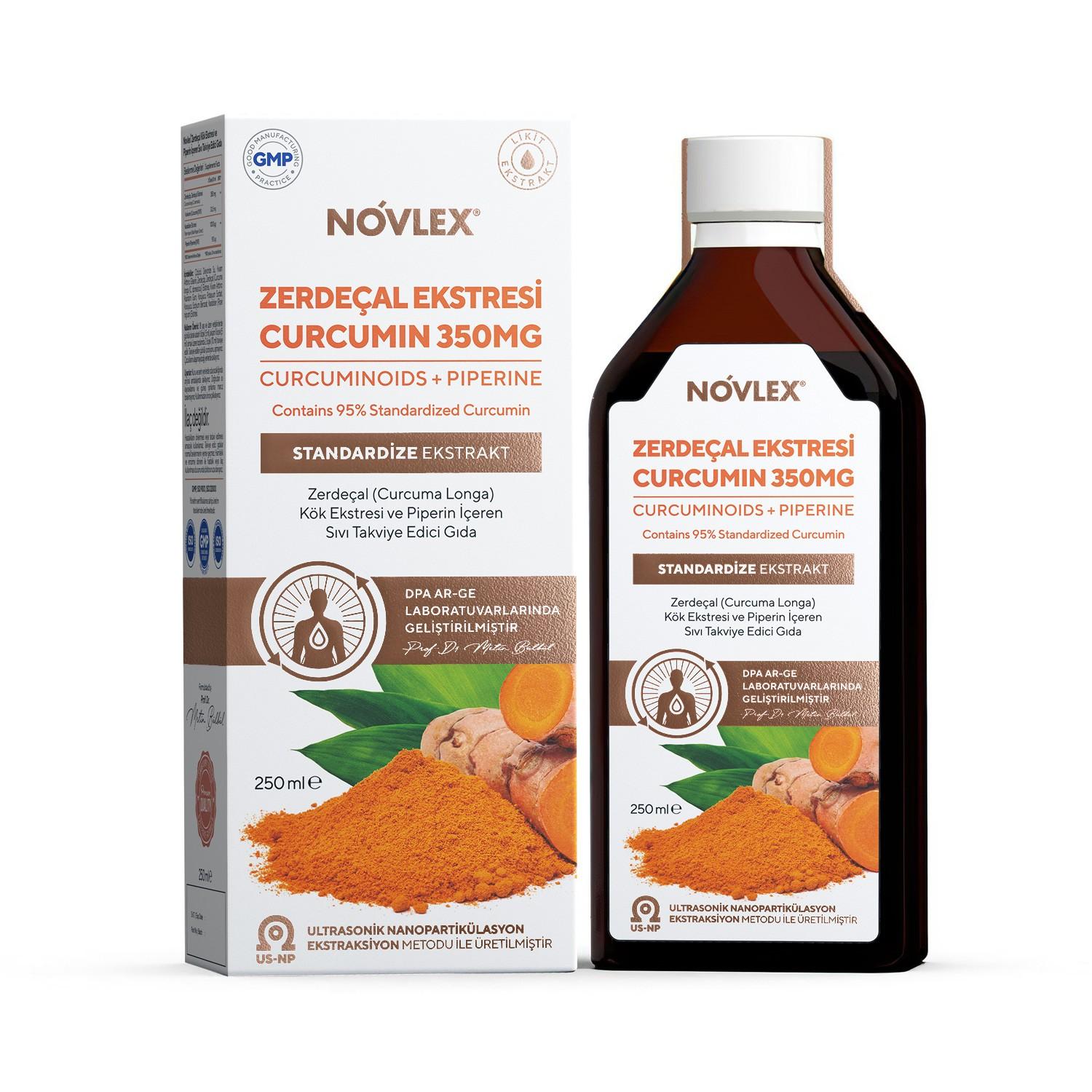 Novlex Zerdeçal Ekstresi ve Piperin 250 ML