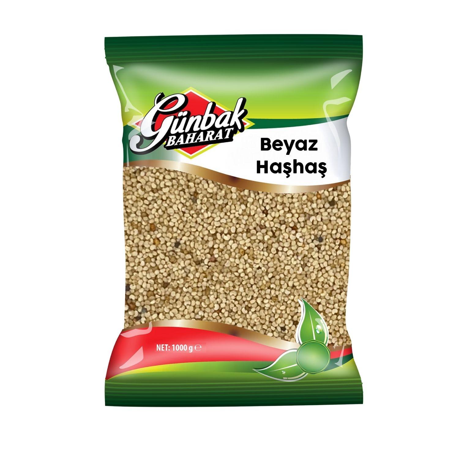 Günbak Beyaz Haşhaş 1 Kg