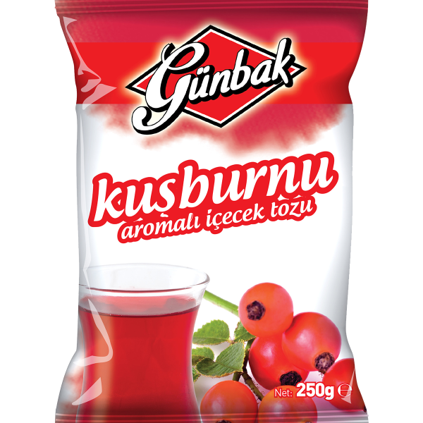 Günbak Kuşburnu Aromalı İçecek Tozu 250 Gr