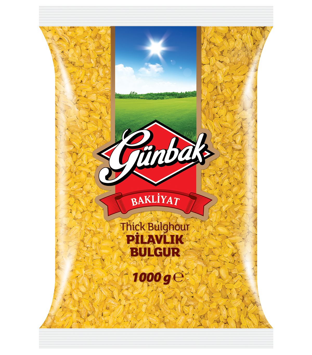 Günbak Pilavlık Bulgur Paket 1 Kg