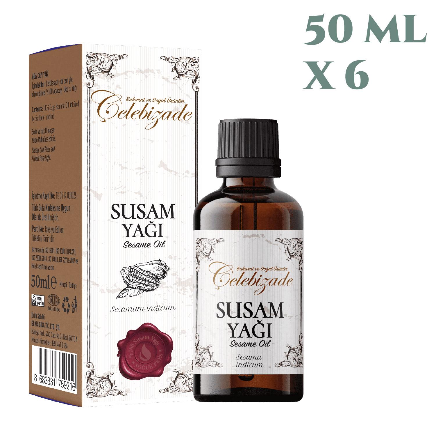 Çelebizade Susam Yağı 50 ML X 6 Adet