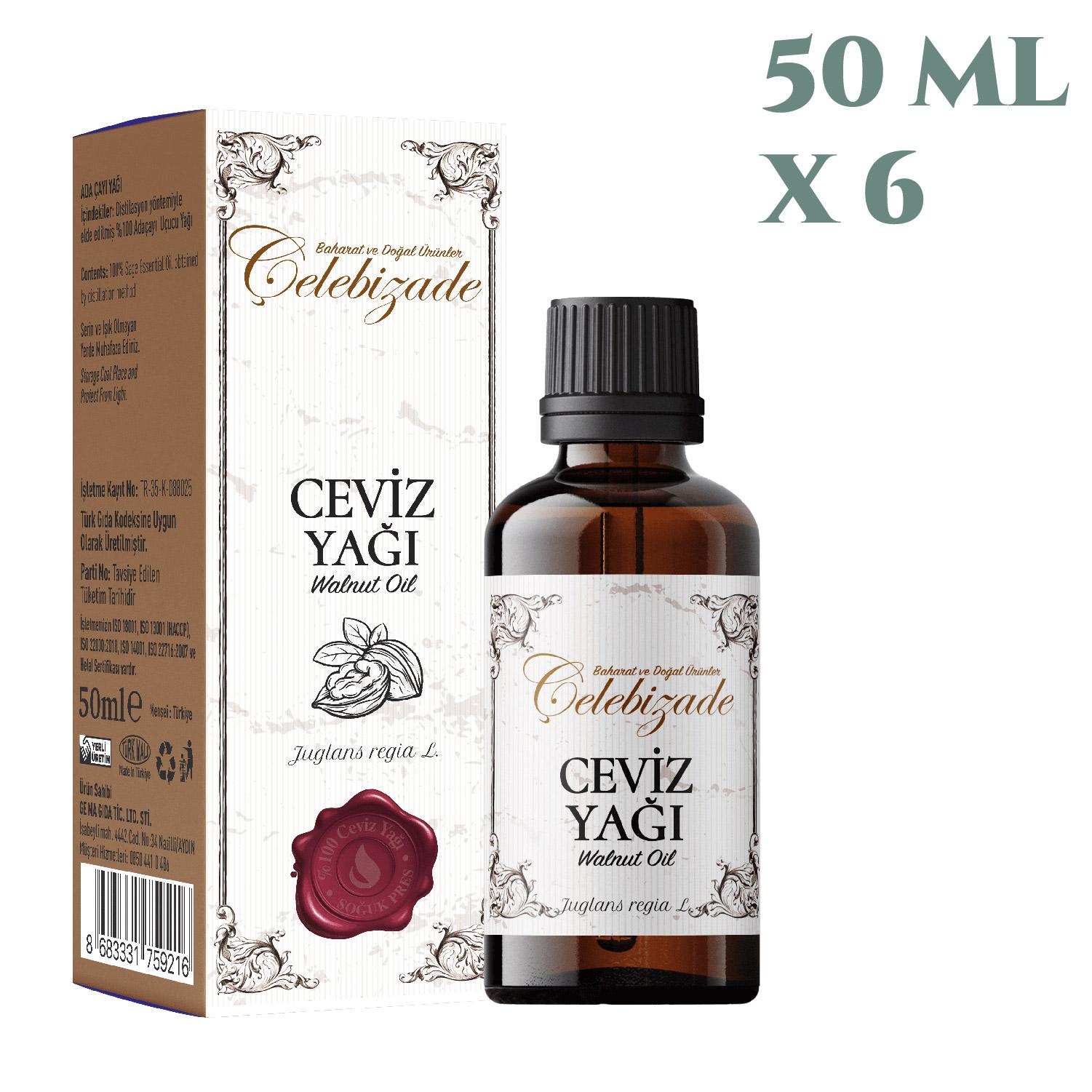 Çelebizade Ceviz Yağı 50 ML X 6 Adet