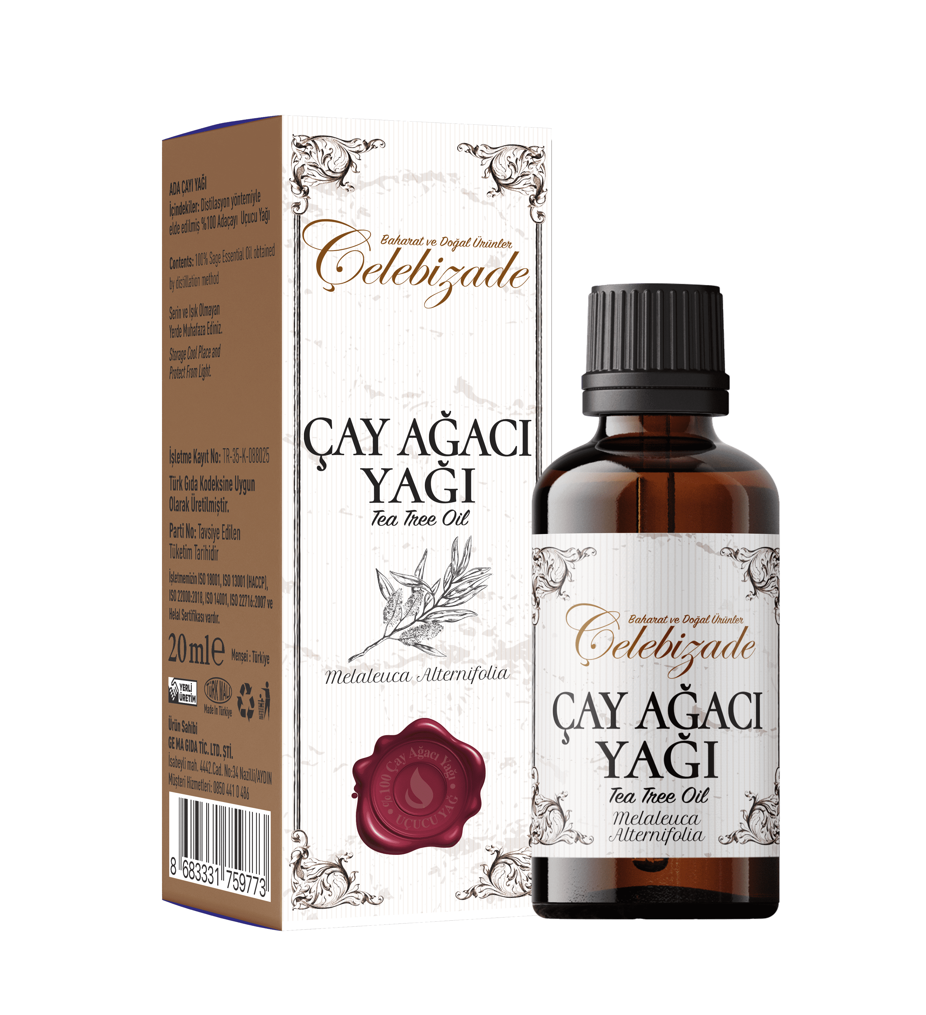 Çelebizade Çay Ağacı Yağı 20 ML