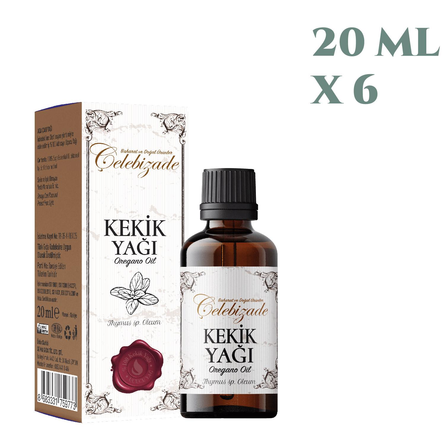 Çelebizade Kekik Yağı 20 ML X 6 Adet