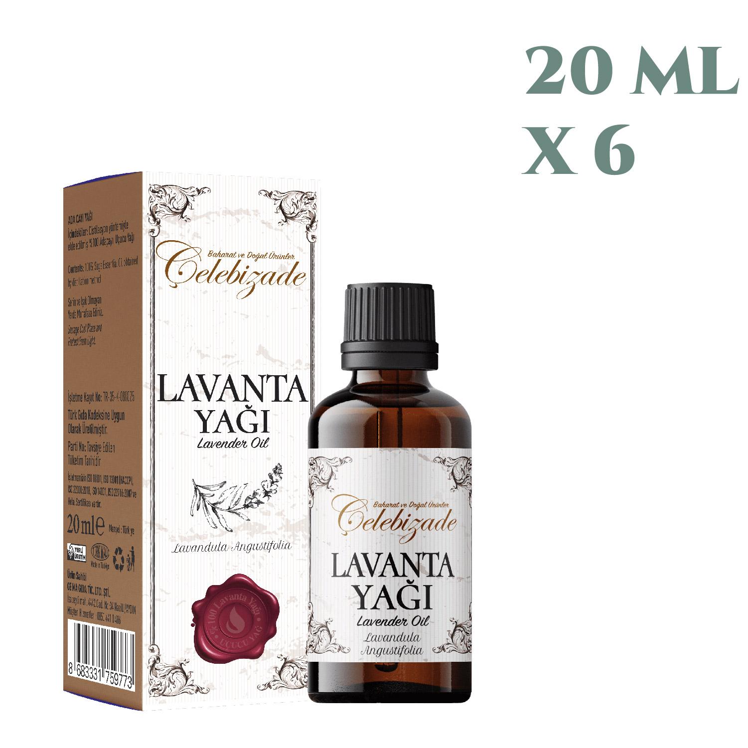Çelebizade Lavanta Yağı 20 ML X 6 Adet