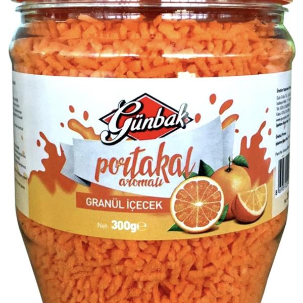 Günbak Portakal Aromalı Granül İçecek Pet 300 Gr.